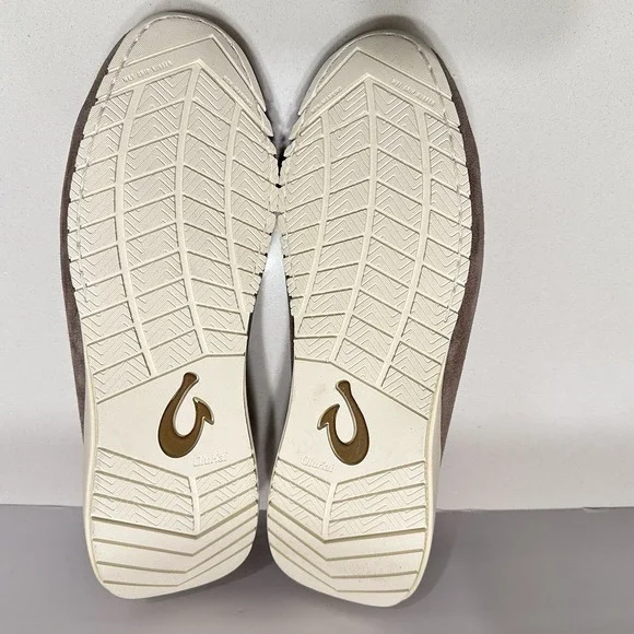 Men's Olukai KA'A Loafer Slip-on‎ Shoes Cooler Gray Suede NEW size 9